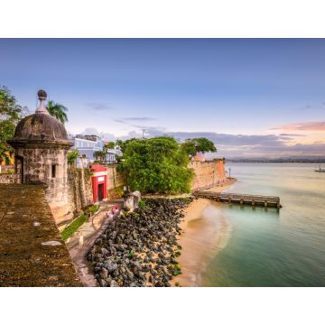 Lais Puzzle - San Juan, Puerto Rico Karibikküste entlang des Paseo de la Princesa - 1.000 Teile