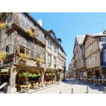 Lais Puzzle - Fachwerkhäuser am Place des Merciers in der Altstadt von Dinan - 1.000 Teile