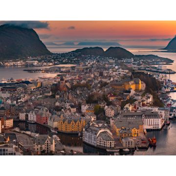 Lais Puzzle - Blick auf Alesund, Norwegen bei Sonnenuntergang - 1.000 Teile