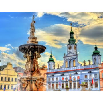 Lais Puzzle - Samson-Brunnen in Ceske Budejovice (Budweis), Tschechische Republik - 1.000 Teile