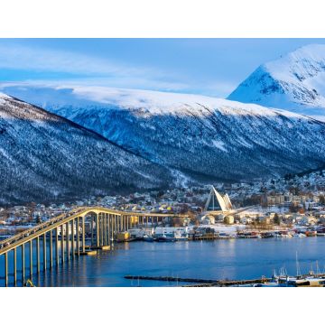 Lais Puzzle - Die Stadt Tromso im Winter - 1.000 Teile