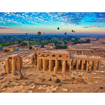 Lais Puzzle - Heißluftballon bei Sonnenaufgang über den Ruinen von Luxor in Ägypten - 1.000 Teile