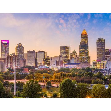 Lais Puzzle - Skyline von Charlotte, North Carolina, USA - 1.000 Teile