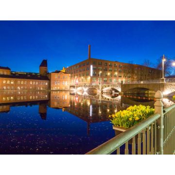 Lais Puzzle - Industriegebäude in Tampere bei Nacht (Finnland) - 1.000 Teile