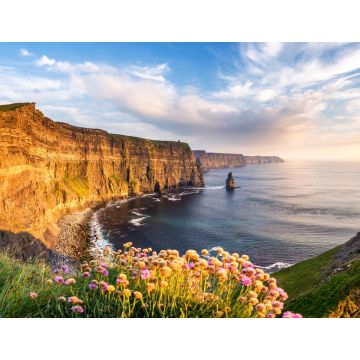 Lais Puzzle - Sonnenuntergang an den Cliffs of Moher, Grafschaft Clare, Provinz Munster, Republik Irland, Europa - 1.000 Teile