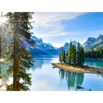 Lais Puzzle - Panoramablick Beautiful Spirit Island im Maligne Lake, Jasper National Park, Alberta, Kanada - 1.000 Teile