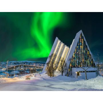 Lais Puzzle - Norwegen Tromso Eismeerkathedrale Nordlicht - 1.000 Teile