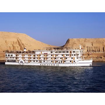 Lais Puzzle - Kreuzfahrtschiff vor dem Tempel von Abu Simbel - 1.000 Teile