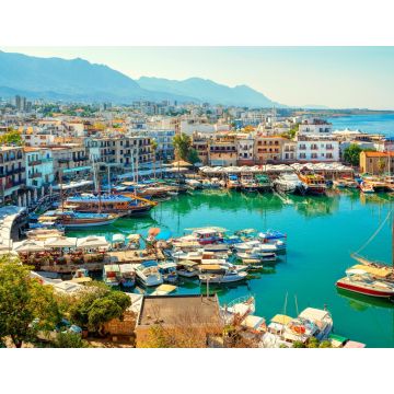 Lais Puzzle - Panoramablick auf den alten Hafen von Kyrenia (Girne) an der Nordküste von Zypern - 1.000 Teile