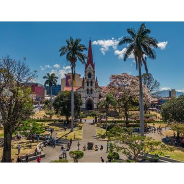 Lais Puzzle - Schöne Luftaufnahme der Hauptkirche in San Jose Costa Rica, La Merced und die Kathedrale - 1.000 Teile