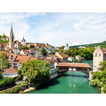 Lais Puzzle - Ansicht von Baden, einer Stadt im Aargau, Schweiz - 1.000 Teile