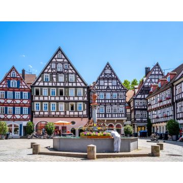 Lais Puzzle - Oberer Marktplatz, Schorndorf, Baden-Württemberg, Deutschland - 1.000 Teile