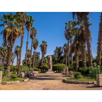 Lais Puzzle - Skulptur von Pharao Ramses II. in Memphis in Kairo, Ägypten. Antike Stadt, in der der Gott Ptah verehrt wurde - 1.000 Teile