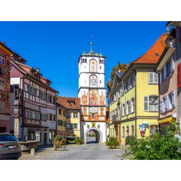 Lais Puzzle - Ravensburger Tor, Frauentor, Wangen im Allgäu, Baden-Württemberg, Deutschland - 1.000 Teile