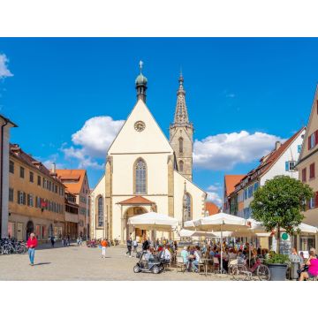 Lais Puzzle - Marktplatz, Rottenburg am Neckar, Baden-Württemberg, Deutschland - 1.000 Teile
