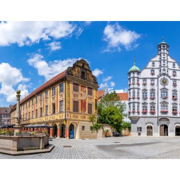 Lais Puzzle - Panorama, Marktplatz, Memmingen, Bayern, Deutschland - 1.000 Teile