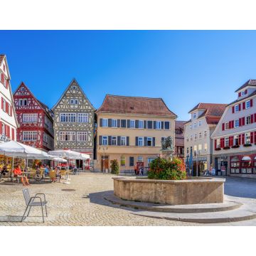 Lais Puzzle - Marktplatz, Vaihingen an der Enz, Baden-Württemberg, Deutschland - 1.000 Teile