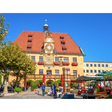 Lais Puzzle - Rathaus und Markt, Heilbronn, Baden-Württemberg, Deutschland - 1.000 Teile