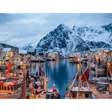 Lais Puzzle - Henningsvaer Hafen in der Inselgruppe der Lofoten, Norwegen - 1.000 Teile
