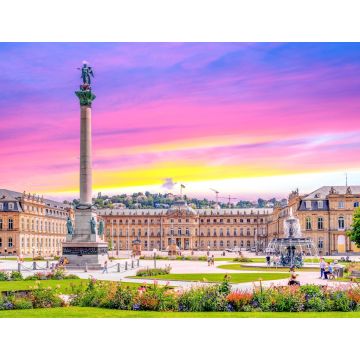 Lais Puzzle - Zentrum Stuttgart, Baden Württemberg, Deutschland - 1.000 Teile