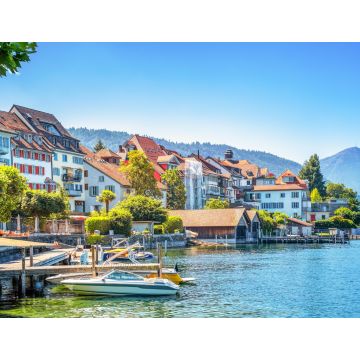 Lais Puzzle - Uferpromenade, Altstadt, Zug, Zugersee, Schweiz - 1.000 Teile
