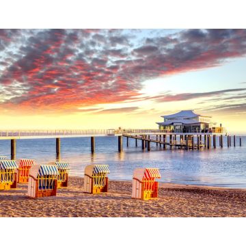 Lais Puzzle - Seebrücke am Timmendorfer Strand, Niendorf, Ostsee, Deutschland - 1.000 Teile