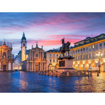 Lais Puzzle - Turin, Italien an der Piazza San Carlo - 1.000 Teile