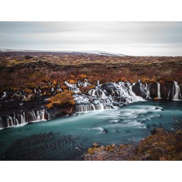 Lais Puzzle - Hraunfossar Wasserfälle - Island - Borgarfjörður - 1.000 Teile