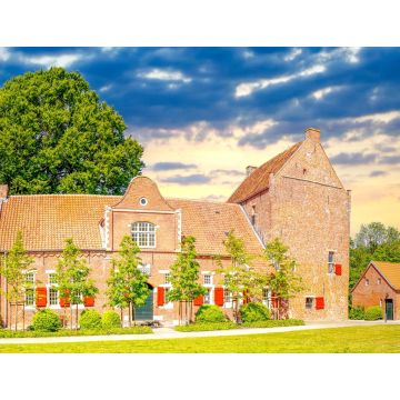 Lais Puzzle - Steinhaus, Bunderhee, Bunde, Ostfriesland, Deutschland - 1.000 Teile