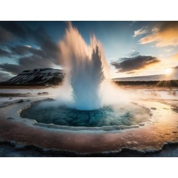 Lais Puzzle - Der Geysir Strokkur im isländischen Haukadalur-Tal ist ausgebrochen - 1.000 Teile