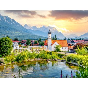 Lais Puzzle - Wallgau, Bayern, Deutschland - 1.000 Teile