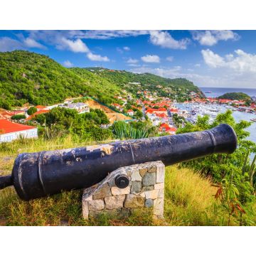 Lais Puzzle - Festungsmauern in Marigot, Saint Martin von Fort Louis in der Karibik - 1.000 Teile