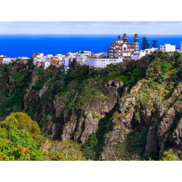 Lais Puzzle - Bergdorf Moya über Felsen - Gran Canaria - 1.000 Teile