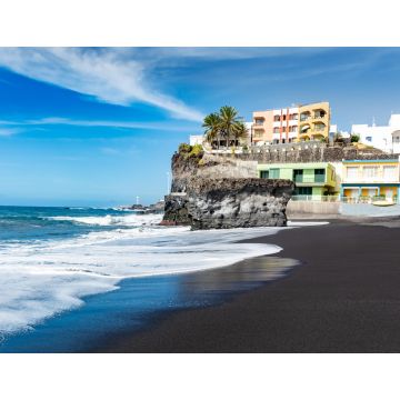 Lais Puzzle - Schwarzer Lavasandstrand in Puerto Naos, La Palma - 1.000 Teile