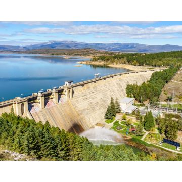 Lais Puzzle - Staudamm und Wasserkraftwerk in der Gemeinde Embalse de Aguilar de Campoo - 1.000 Teile