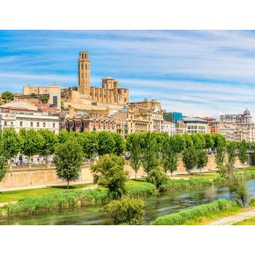 Lais Puzzle - Kathedrale Seu Vella mit dem Fluss Segre in Lleida, Spanien - 1.000 Teile