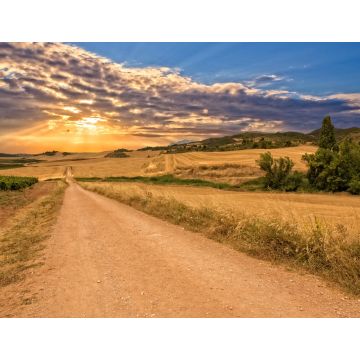 Lais Puzzle - Sonnenuntergang auf dem Weg nach Santiago in Navarra - 1.000 Teile