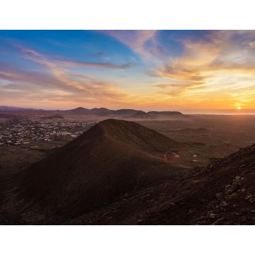Lais Puzzle - Sonnenuntergang vom Vulkan Calderon Hondo, Lajares, Fuerteventura - 1.000 Teile