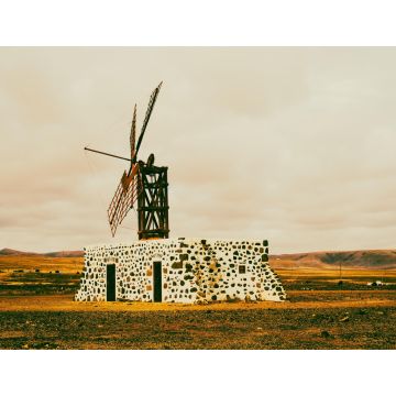 Lais Puzzle - Windmühle auf weißem Gebäude, Puerto Lajas, Fuerteventura - 1.000 Teile
