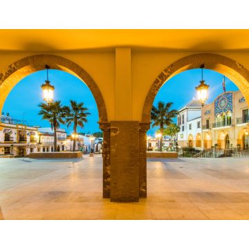 Lais Puzzle - Schöner Stadtplatz in Palos de la Frontera, Huelva, Spanien - 1.000 Teile