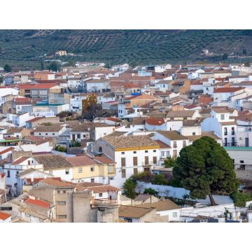 Lais Puzzle - Die Aussicht auf die Stadt Alcalá la Real in Jaén auf einen sonnigen Wintermorgen - 1.000 Teile
