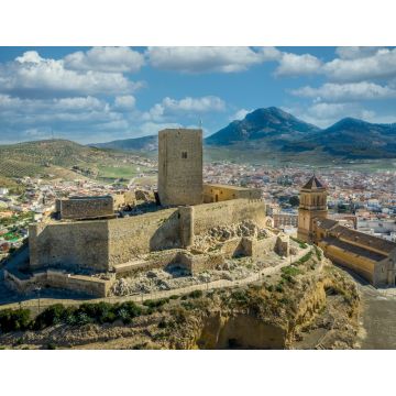 Lais Puzzle - Luftbild des mittelalterlichen Schlosses Alcaudete in Andalusien Spanien - 1.000 Teile