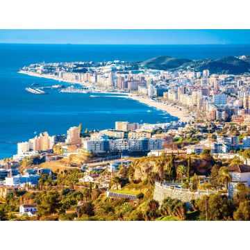 Lais Puzzle - Fuengirola Küste an der Costa del Sol Luftsicht, Andalusien Region Spanien - 1.000 Teile