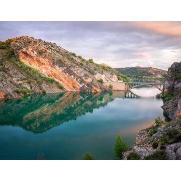 Lais Puzzle - Tranquera-Stausee in Nuévalos, Saragossa, Aragón, Spanien - 1.000 Teile