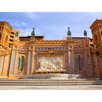 Lais Puzzle - Aragon Teruel Amantes Brunnen in La Escalinata und Mudejar Türme in Spanien - 1.000 Teile