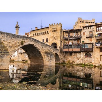 Lais Puzzle - Römische Brücke aus Stein über den Fluss Matarraña, Valderrobres, Teruel, Spanien - 1.000 Teile