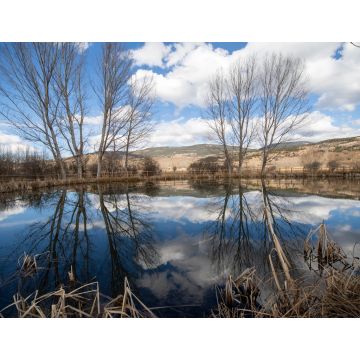 Lais Puzzle - Winterlandschaft mit See in Alcala de la Selva Teruel Aragon Spanien - 1.000 Teile