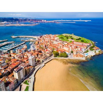 Lais Puzzle - Gijon-Meersicht im Zentrum von Gijon in Asturien, Spanien - 1.000 Teile
