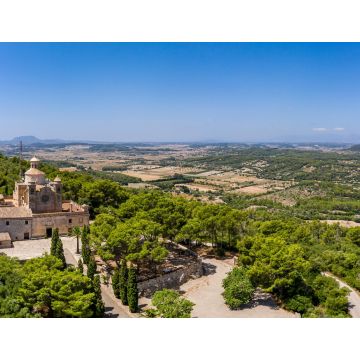 Lais Puzzle - Luftbild, Kloster Santuari de Bonany, in der Nähe von Petra, Mallorca - 1.000 Teile