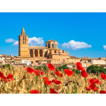 Lais Puzzle - Aussicht auf das alte Dorf Sineu auf Mallorca, Spanien - 1.000 Teile